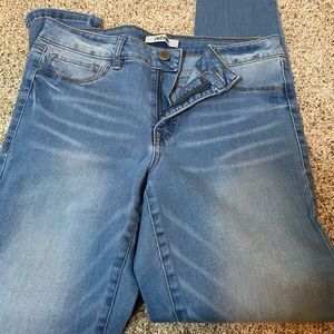 Light blue skinny jeans